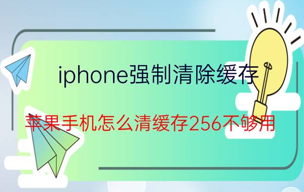 iphone强制清除缓存 苹果手机怎么清缓存256不够用？